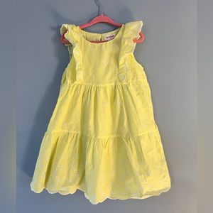 Girls Summer spring Yellow Cat & Jack dress size 4/5 XS